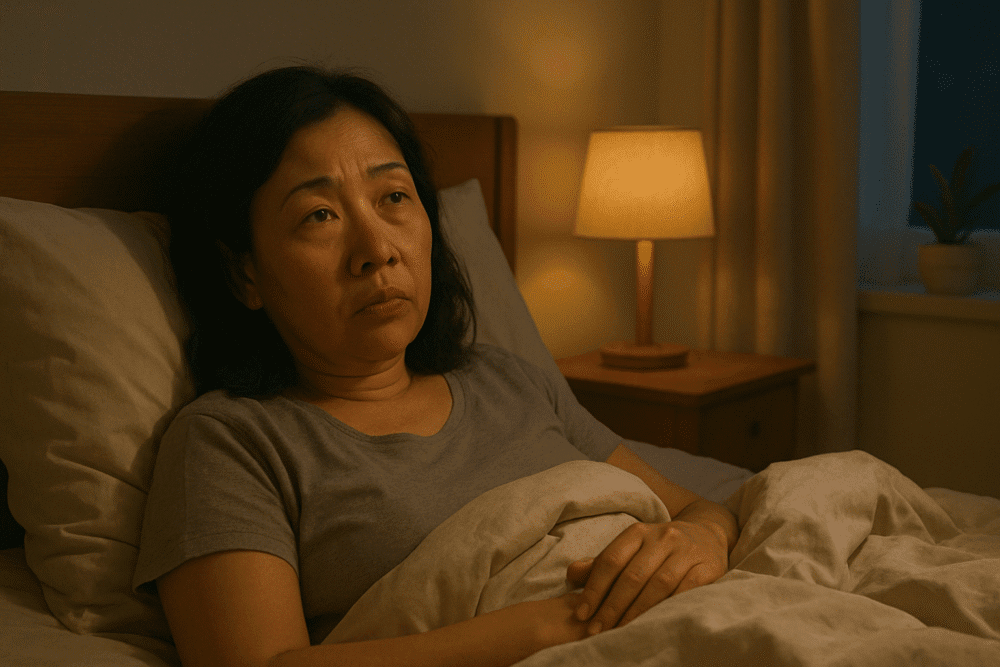 【熟齡女性的隱形警訊】失眠、焦慮、情緒起伏，其實是荷爾蒙在求救！