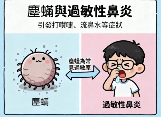 塵蟎與過敏性鼻炎的診斷與防治