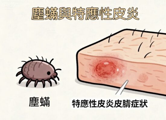 塵蟎引起的過敏性皮膚疾病