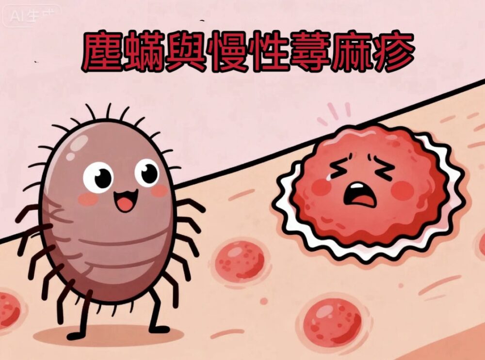 塵蟎與慢性蕁麻疹的關係探討