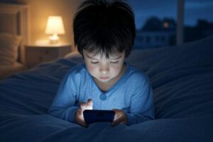 手機平板會造成兒童睡眠問題嗎?