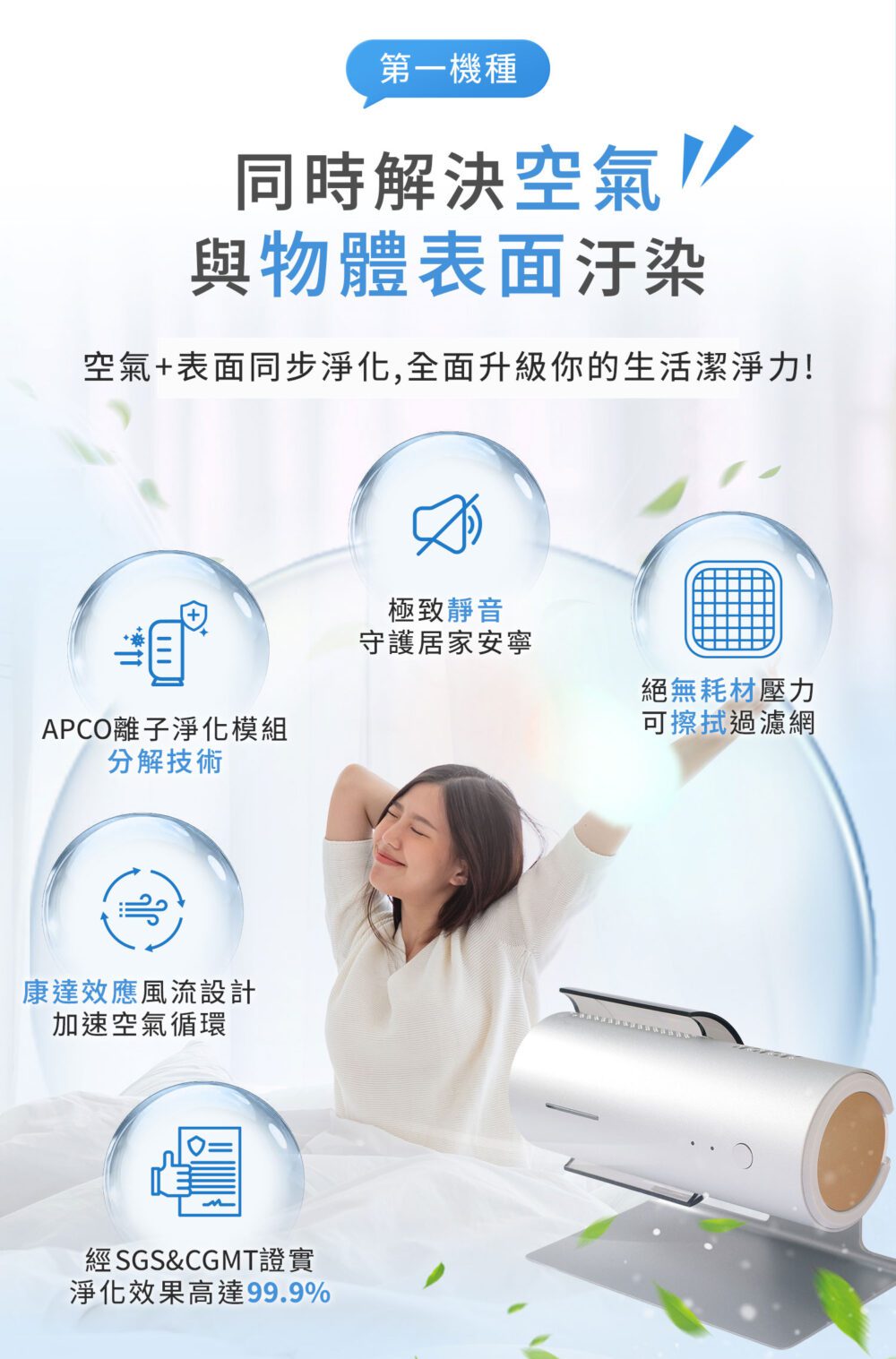 SUVIOS Smini 空氣清淨機