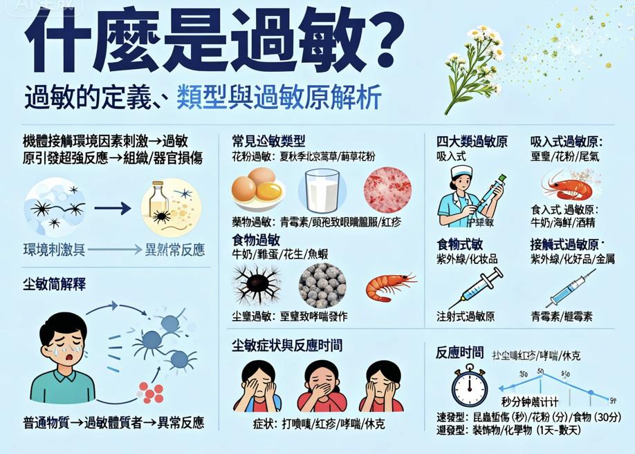認識過敏——就在你我身邊的健康威脅