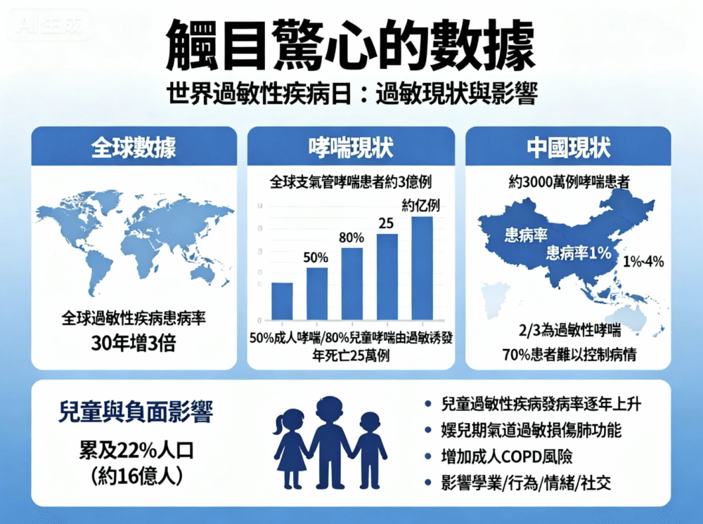 被忽視的世紀流行病——過敏疾病的全球危機