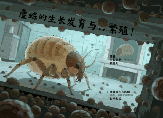 塵蟎的生物學特性與生長條件